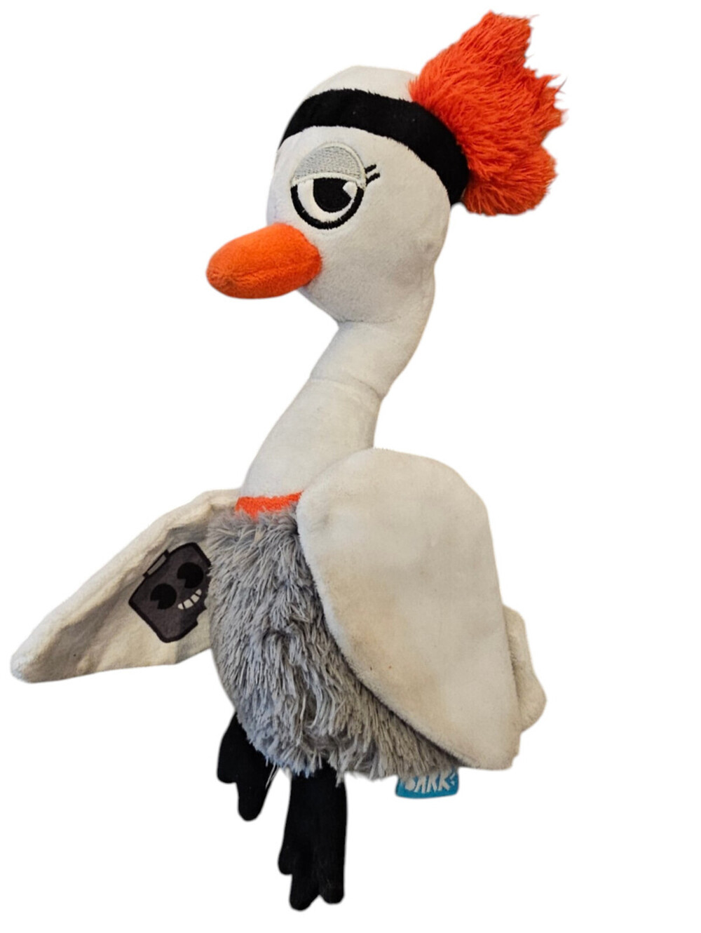 Flo the Flapper plush dog toy Sz M "Night at the Squeakeasy" Bark Box